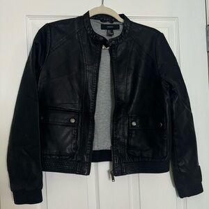 Forever 21 Black Faux Leather Jacket